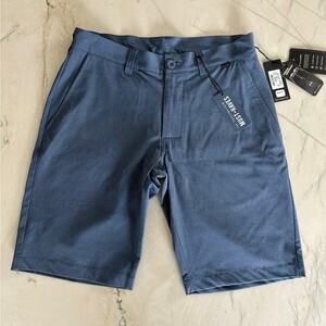 NWT Travis Mathew Beck Shorts in Vintage Blue Mens Size 30 Tee Time